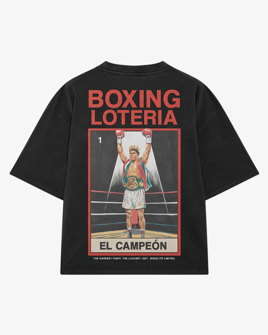 BOXELITE Premium T - Shirt - Boxing Loteria "El Leon"