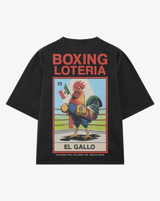 BOXELITE Premium T - Shirt - Boxing Loteria "El Gallo"